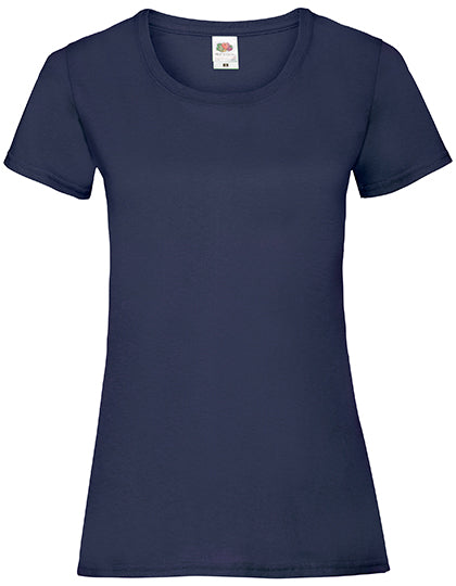 Fruit of the Loom - Dames Valueweight T-shirt - Deep Navy