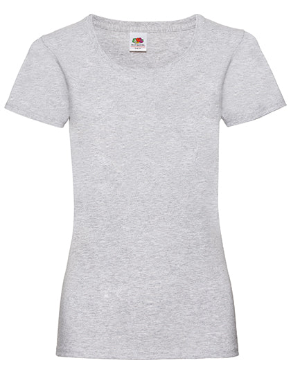 Fruit of the Loom - Dames Valueweight T-shirt - Heather Grey