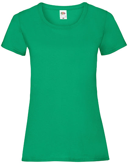 Fruit of the Loom - Dames Valueweight T-shirt - Kelly Green