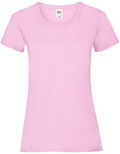 Fruit of the Loom - Dames Valueweight T-shirt - Light Pink