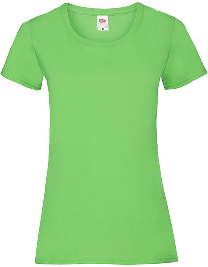 Fruit of the Loom - Dames Valueweight T-shirt - Lime