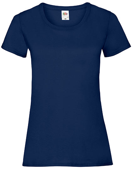 Fruit of the Loom - Dames Valueweight T-shirt - Navy