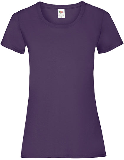 Fruit of the Loom - Dames Valueweight T-shirt - Purple