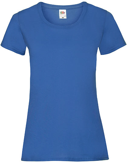 Fruit of the Loom - Dames Valueweight T-shirt - Royal Blue