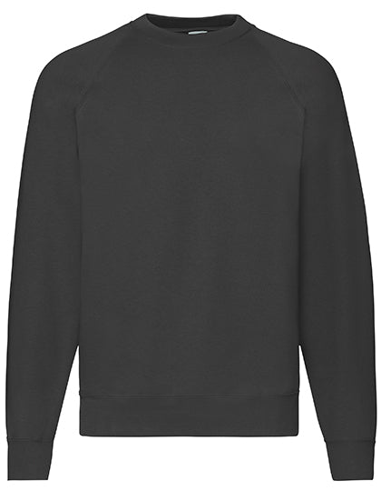 Fruit of the Loom - Classic Raglan Sweater - Black