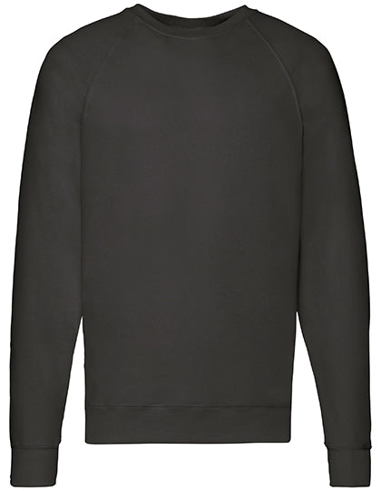 Fruit of the Loom - Lightweight Raglan Sweat - Black