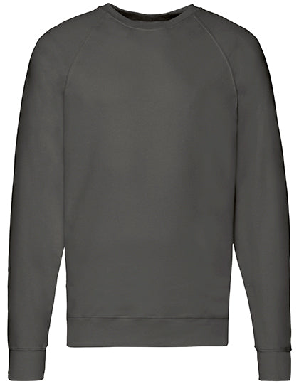 Fruit of the Loom - Lightweight Raglan Sweat - Light Graphite (Solid)