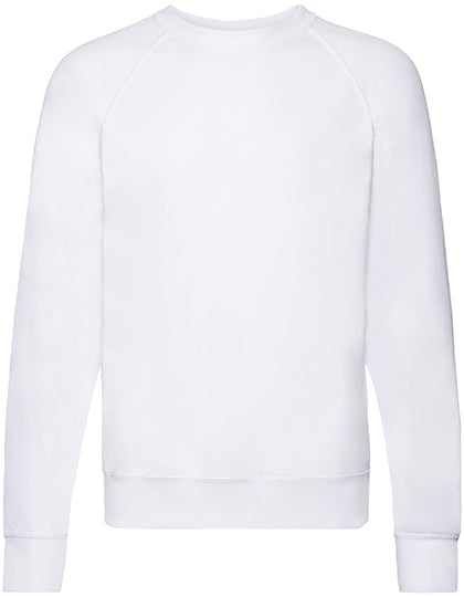 Fruit of the Loom - Lightweight Raglan Sweat - White