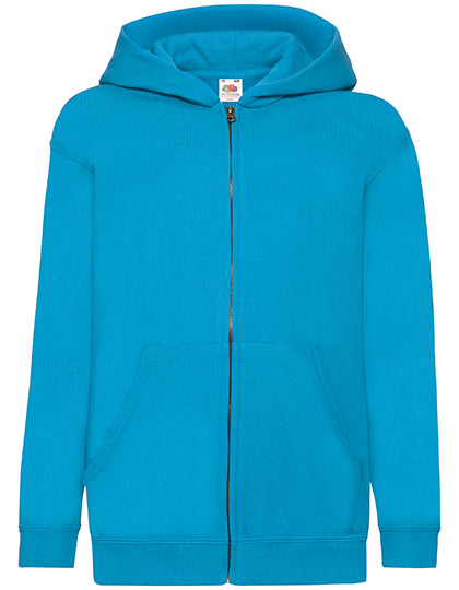 Fruit of the Loom - Kids´ Classic Hooded Sweat Jacket - Azure Blue
