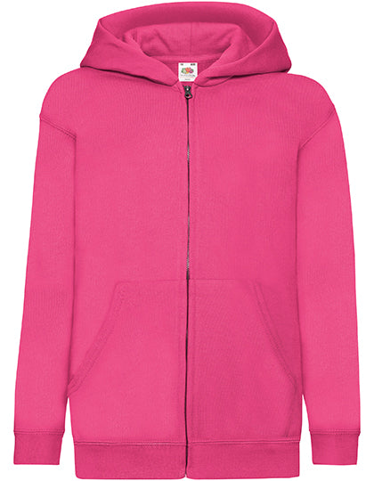 Fruit of the Loom - Kids´ Classic Hooded Sweat Jacket - Fuchsia