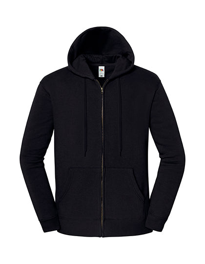 Fruit of the Loom - Iconic Premium Hooded Sweat Jacket - Black