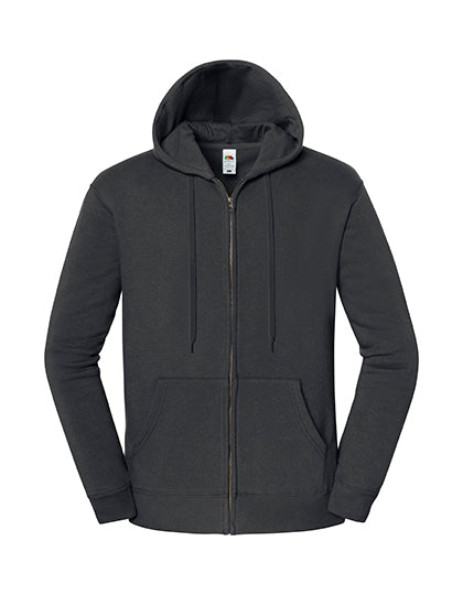 Fruit of the Loom - Iconic Premium Hooded Sweat Jacket - Light Graphite (Solid)