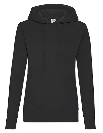 Fruit of the Loom - Lady-Fit Classic Hoodie - Black
