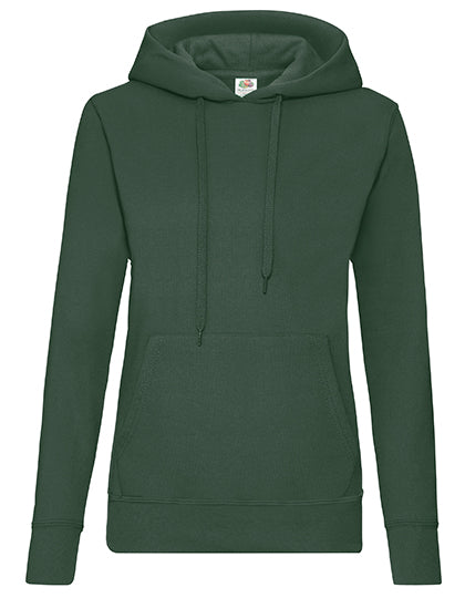 Fruit of the Loom - Lady-Fit Classic Hoodie - Bottle Green