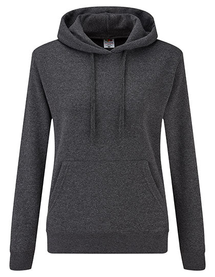 Fruit of the Loom - Lady-Fit Classic Hoodie - Dark Heather Grey