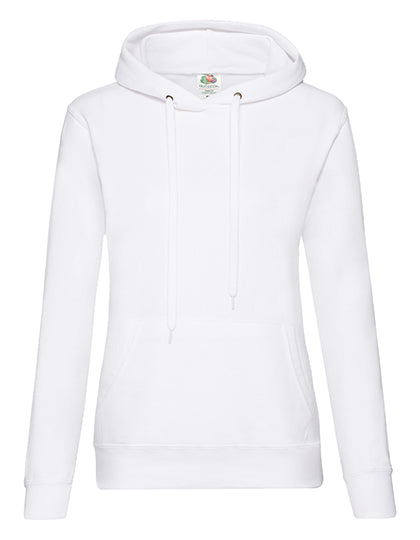 Fruit of the Loom - Lady-Fit Classic Hoodie - White