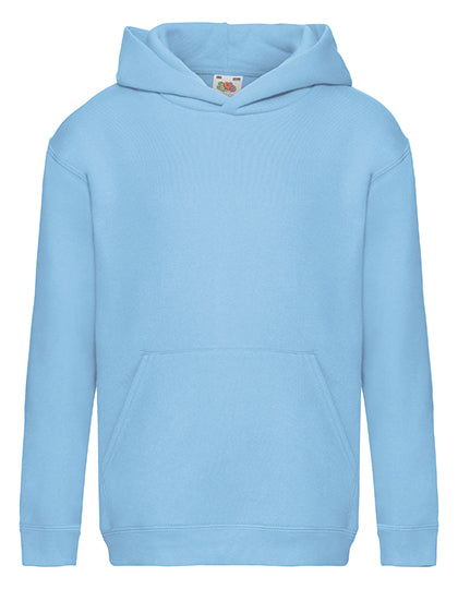 Fruit of the Loom - Premium Kinder Hoodie - Sky Blue