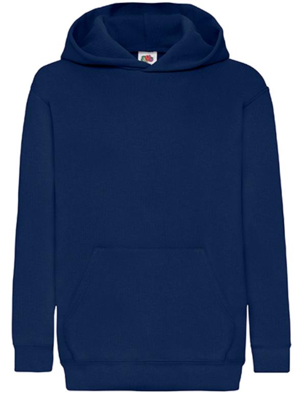 Fruit of the Loom - Classic Kinder Hoodie - Navy