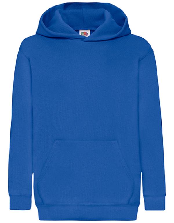 Fruit of the Loom - Classic Kinder Hoodie - Royal Blue