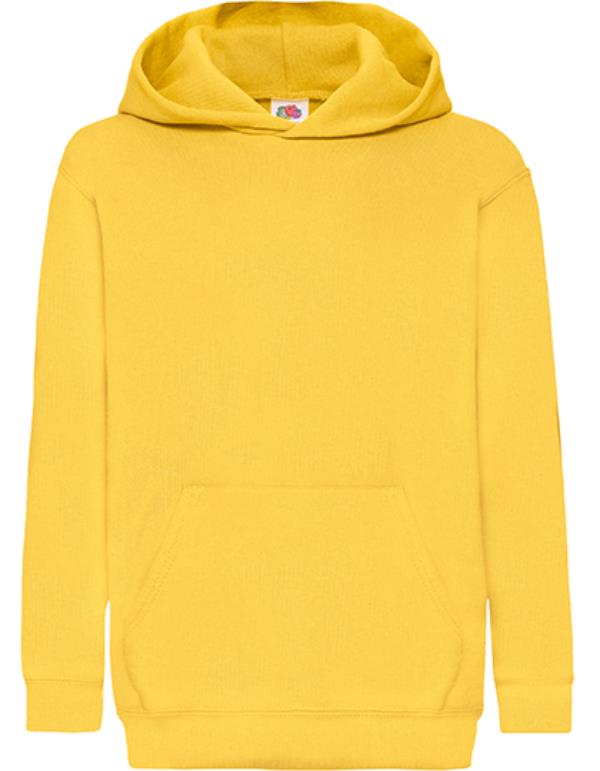 Fruit of the Loom - Classic Kinder Hoodie - Sunflower