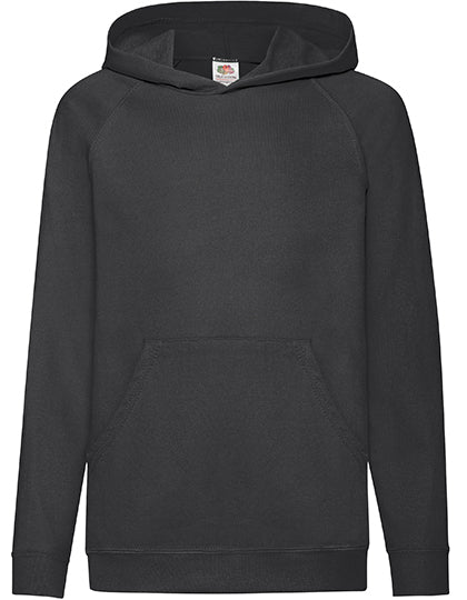 Fruit of the Loom - Kids´ Lightweight Hooded Sweat - Black
