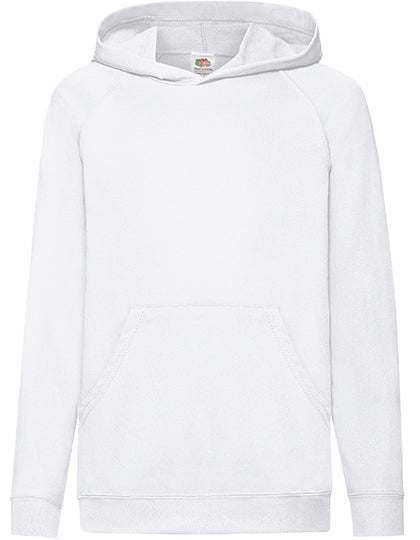 Fruit of the Loom - Kids´ Lightweight Hooded Sweat - White