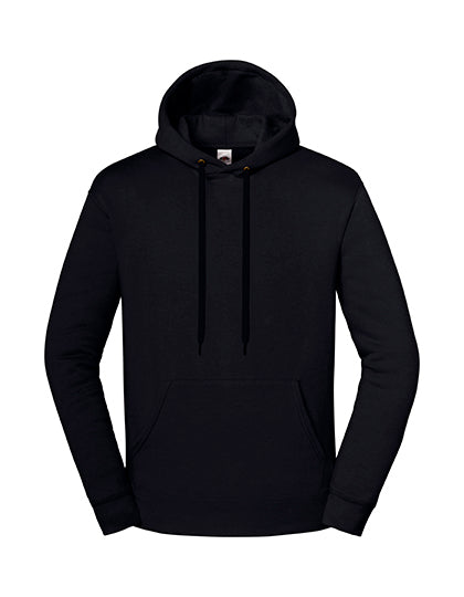 Fruit of the Loom - Iconic Premium Hooded Sweat - Black