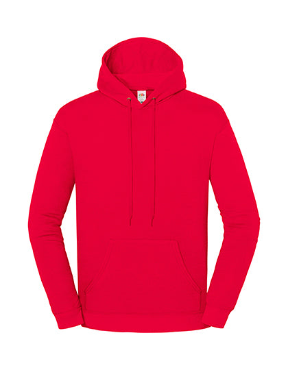 Fruit of the Loom - ICONIC 250 Hooded Sweat - Red