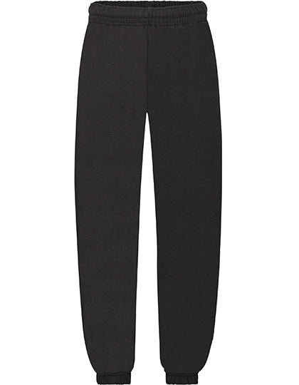 Fruit of the Loom -  Classic Elasticated Cuff Kinder Joggingbroek - Black