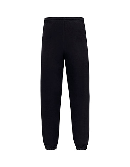Fruit of the Loom - Iconic Premium Elasticated Cuff Jog Pants - Black
