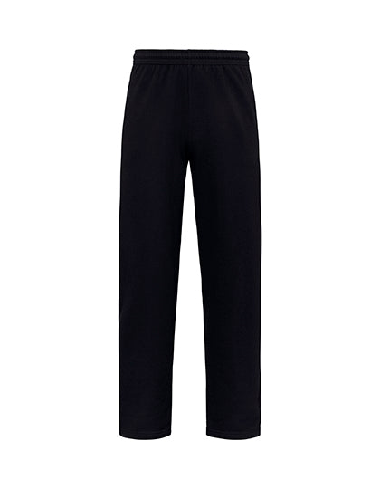 Fruit of the Loom - ICONIC 250 Open Hem Jog Pants - Black