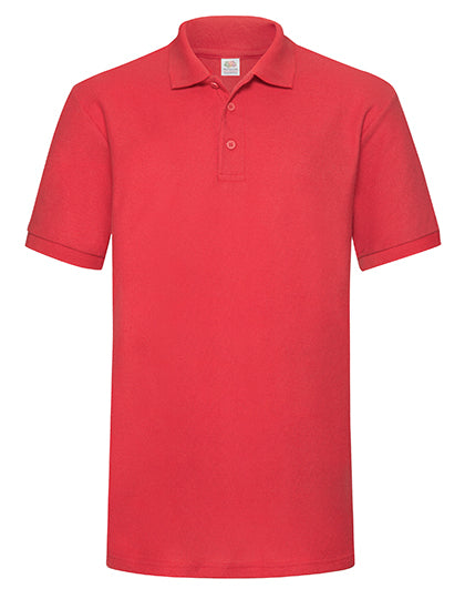 Fruit of the Loom - Heavy Pique Polo - Red