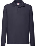 Premium Kinder Long Sleeve Polo