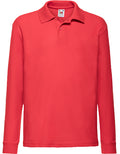 Premium Kinder Long Sleeve Polo