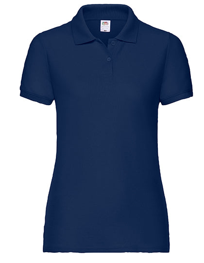Fruit of the Loom - Pique Dames Polo - Navy