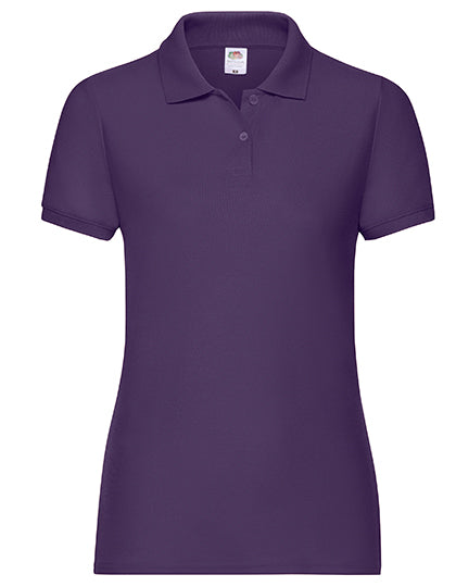 Fruit of the Loom - Pique Dames Polo - Purple