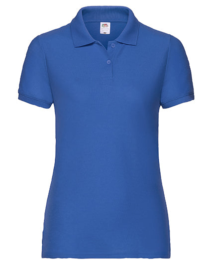Fruit of the Loom - Pique Dames Polo - Royal Blue