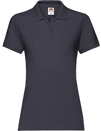 Fruit of the Loom - Premium Dames Polo - Donkergrijs