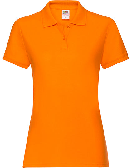 Fruit of the Loom - Premium Dames Polo - Oranje