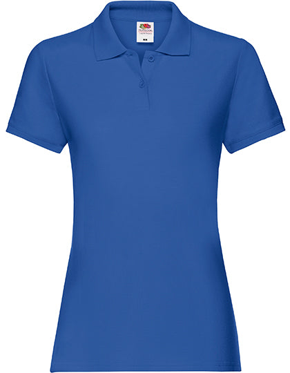 Fruit of the Loom - Premium Dames Polo - Royal Blauw