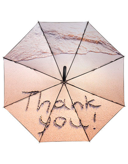 FARE - AC-Umbrella FARE® Impressions - Black / Beach - Thank You