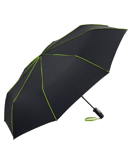 FARE - Oversized Contrasterende Zak Paraplu - Black/Lime
