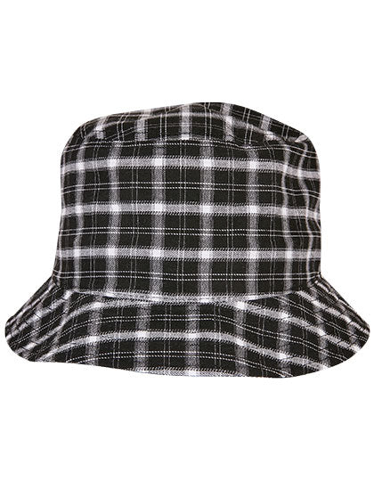 FLEXFIT - Check Bucket Hoed - Black-Grey Check