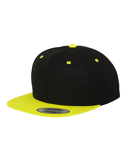 FLEXFIT - Classic Snapback Pet - Black/Neon Yellow