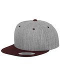 Heather Grey/Maroon