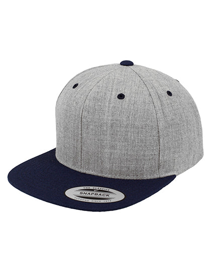 FLEXFIT - Classic Snapback Pet - Heather Grey/Navy