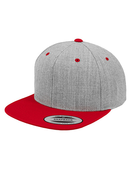 FLEXFIT - Classic Snapback Pet - Heather Grey/Red