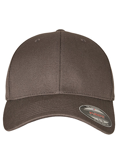 FLEXFIT - Wooly Combed Cap - Dark Grey / Dark Grey