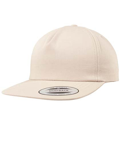 FLEXFIT - Unstructured 5-Panel Snapback - Khaki
