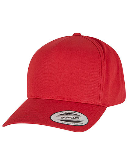 FLEXFIT - 5-Panel Curved Classic Snapback - Mars Red